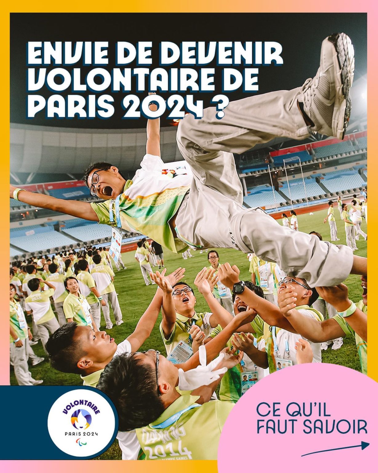 Envie De Devenir Volontaire De Paris 2024 ? - Espace Mômes