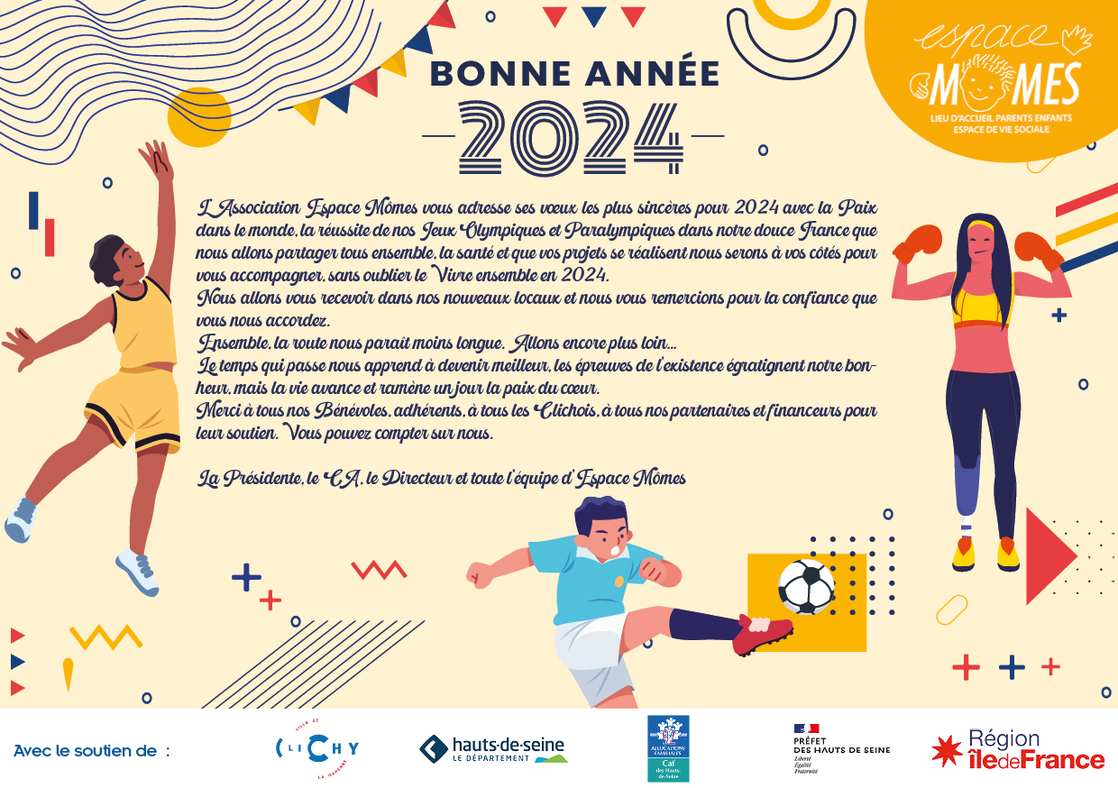 Bonne année 2024, activités pour enfants.